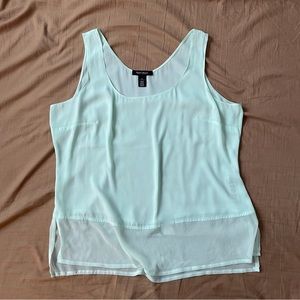 Light green, business casual tank top